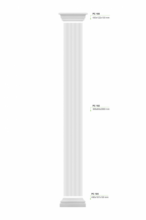Pilastru PC 102 , 30.5cm x 6cm x 200cm [4]
