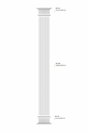 Pilastru PC 102 , 30.5cm x 6cm x 200cm [7]