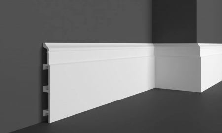 Profile din HDP ( polimeri cu inalta densitate) - Plinta  decorativa, din HDP, HCR 510, 15cmx1.8cmx200cm