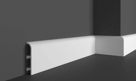 Profile din HDP ( polimeri cu inalta densitate) - Plinta  decorativa, din HDP, HCR 514, 10cmx2.1cmx200cm