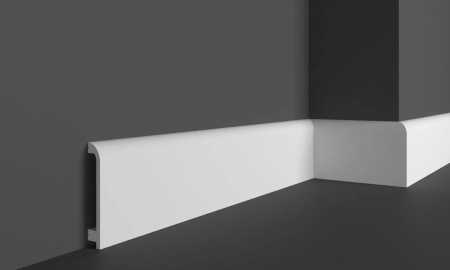 Profile din HDP ( polimeri cu inalta densitate) - Plinta  decorativa, din HDP, HCR 519, 7.8cmx1.3cmx200cm