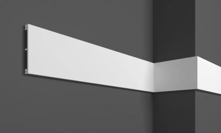 Pentru decorari si amenajari interioare - Plinta  decorativa, din HDP, HCR 520, 9.9cmx1.2cmx200cm