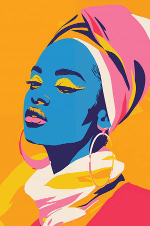 Tablouri Chic și Glam - Pop art queen