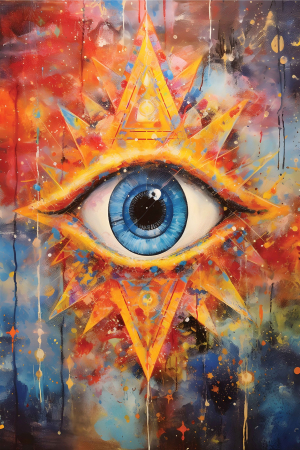 Tablouri Chic și Glam - Privirea universului