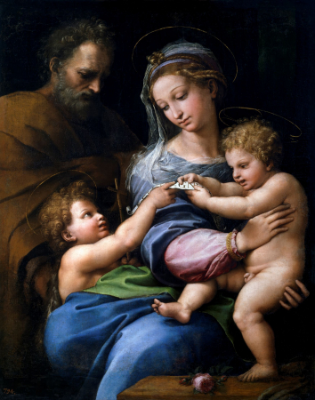 Tablouri canvas - Raffaello - Sfânta Familie