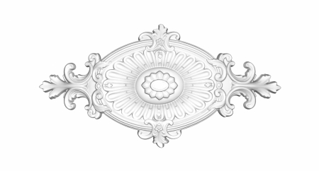 Rozete - Rozeta din poliuretan, Grand Decor, R 114, 60cmx31.5cm