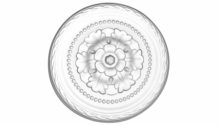 Rozete - Rozeta din poliuretan, Grand Decor, R 116 , diametru =30cm