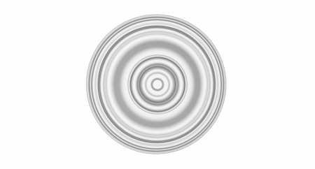 Pentru decorari si amenajari interioare - Rozeta din poliuretan, Grand Decor, R 184 , diametru =37.5cm