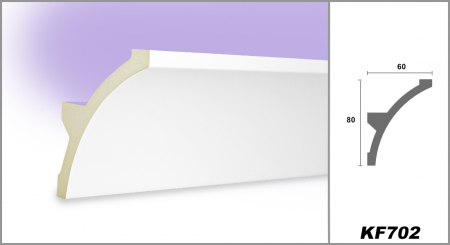 Scafa luminoasa - cornisa din poliuretan,Tesori F, KF702, 8 cmx6cmx200cm [3]