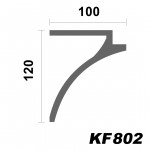 Scafa luminoasa - cornisa masca galerie perdea , din poliuretan,Tesori F, KF802, 12cmx10cmx200cm [2]