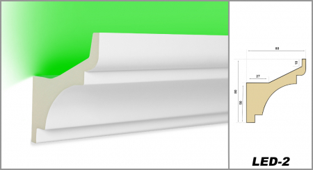 Scafa luminoasa din poliuretan LED-2 [1]