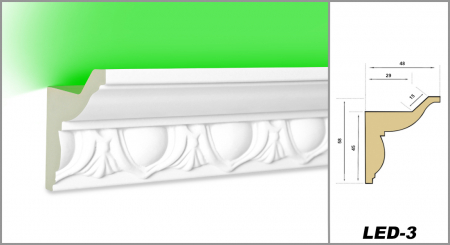 Scafa luminoasa din poliuretan LED-3 [1]