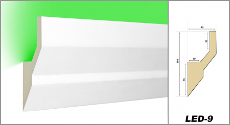 Scafa luminoasa din poliuretan LED-9 [1]