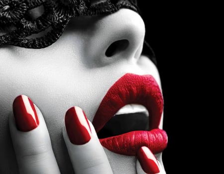 Tablouri Chic și Glam - Seducție în roșu