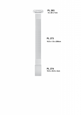 Pilastrii si coloane - Set 10 - set  complet pilastru PL 273