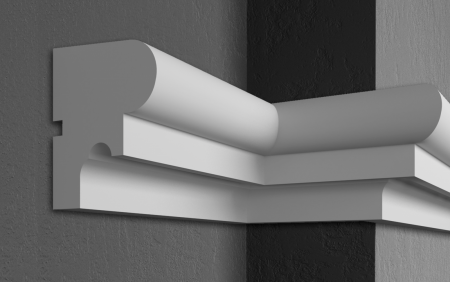 Profile pentru pervaz (solbanc) - Solbanc (profil pervaz), DC 103, 11.9cm x 9cm x200 cm