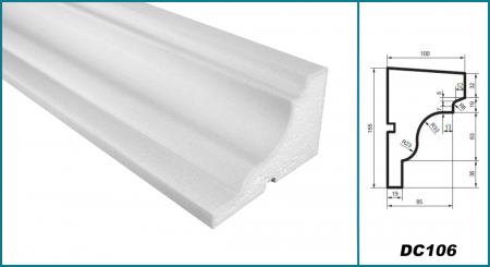 Solbanc (profil pervaz), DC 106, 15.5cm x 10cm x200 cm [3]