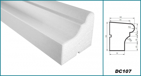 Solbanc (profil pervaz), DC 107, 15.5cm x 14cm x200 cm [3]