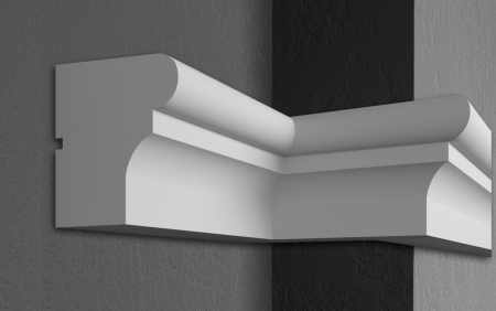 Profile pentru pervaz (solbanc) - Solbanc (profil pervaz), DC 107, 15.5cm x 14cm x200 cm