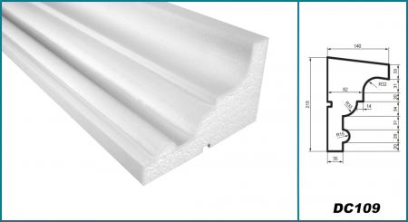 Solbanc (profil pervaz), DC 109, 21.5cm x 14cm x200 cm [3]