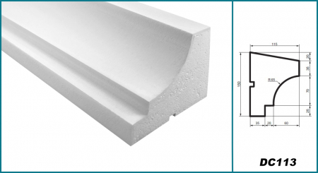 Solbanc (profil pervaz), DC 113, 15cm x 11.5cm x200 cm [3]