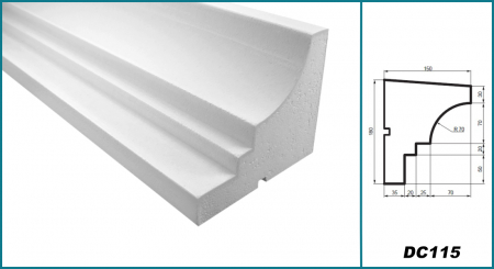 Solbanc (profil pervaz), DC 115, 18cm x 15cm x200 cm [3]