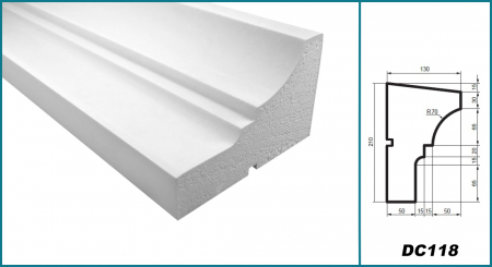 Solbanc (profil pervaz), DC 118, 21cm x 13cm x200 cm [3]