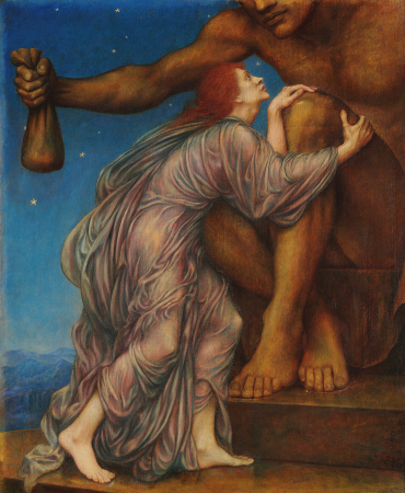 Tablouri canvas - Evelyn De Morgan-Adorarea lui Mammon