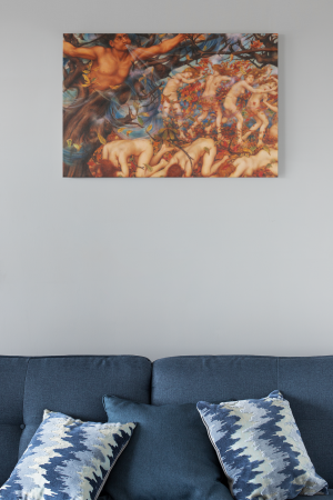 Evelyn De Morgan-Boreas si frunzele cazute [2]