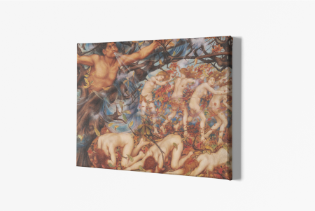 Evelyn De Morgan-Boreas si frunzele cazute [1]