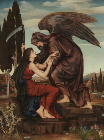 Tablouri canvas - Evelyn De Morgan- Ingerul mortii
