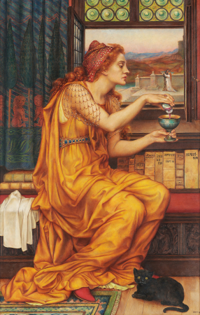 Tablouri canvas - Evelyn De Morgan-Potiune de dragoste