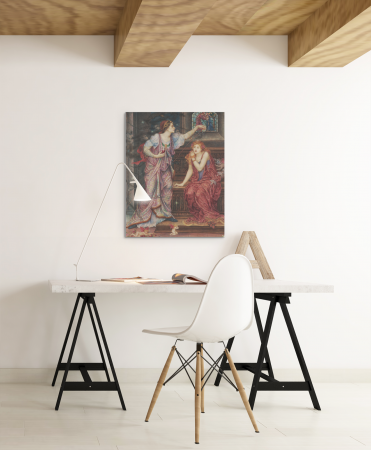 Evelyn De Morgan-Regina Eleanor si frumoasa Rosamund [2]