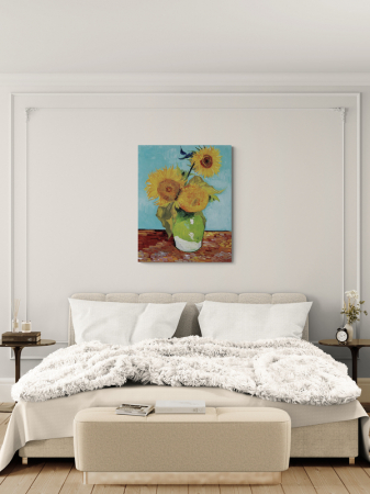 Vincent van Gogh - Vază cu Floarea-Soarelui [2]