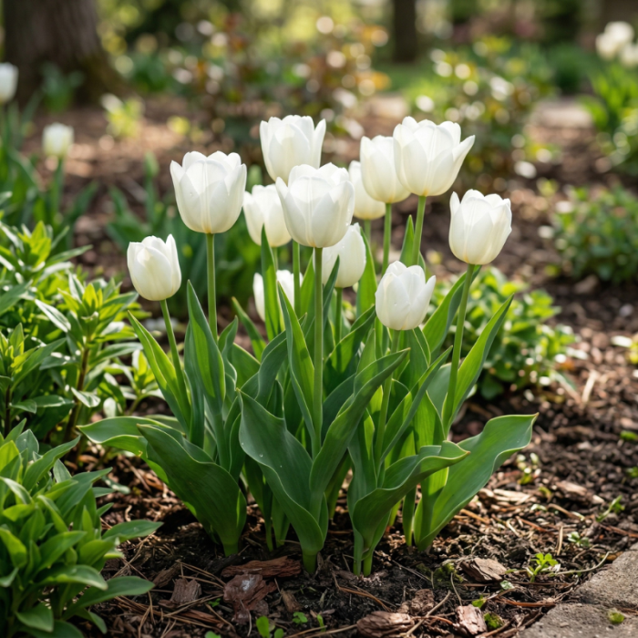 Bulbi Lalele Albe Timpurii - Purissima (White Emperor) [2]