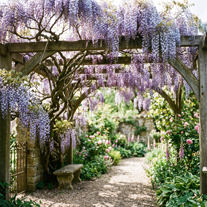 Glicină Mov (Wisteria sinensis) - fotografie produs [3]