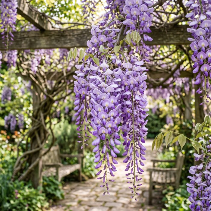 Glicină Mov (Wisteria sinensis) - fotografie produs [2]