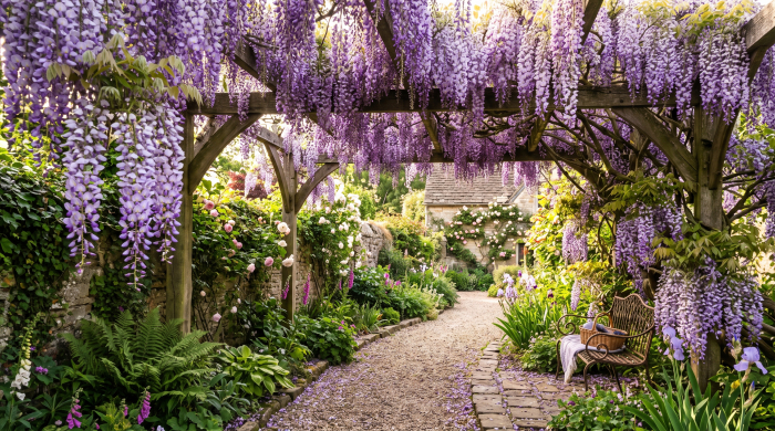 Glicină Mov (Wisteria sinensis) - fotografie produs [4]