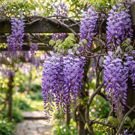 Plante urcatoare - Glicină Mov (Wisteria sinensis) - fotografie produs