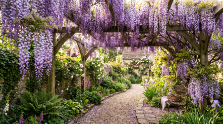 Glicină Mov (Wisteria sinensis) - fotografie produs [3]