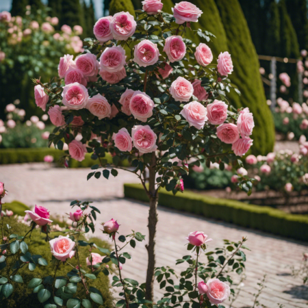 Trandafiri copac - TRANDAFIR COPAC - ROZE PIENNA - ROZ