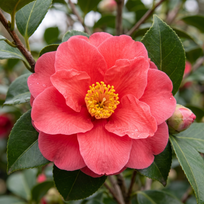 camelia-japonica-mary-williams-arbust-vesnic-verde-pepiniera-sibiu [3]