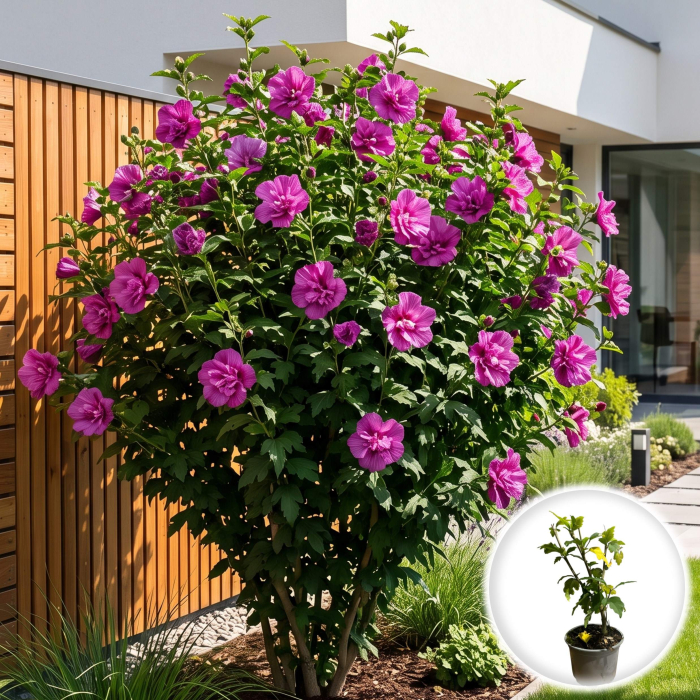 hibiscus-syriacus-magenta-chiffon-arbust-ornamental-pepiniera-sibiu [2]
