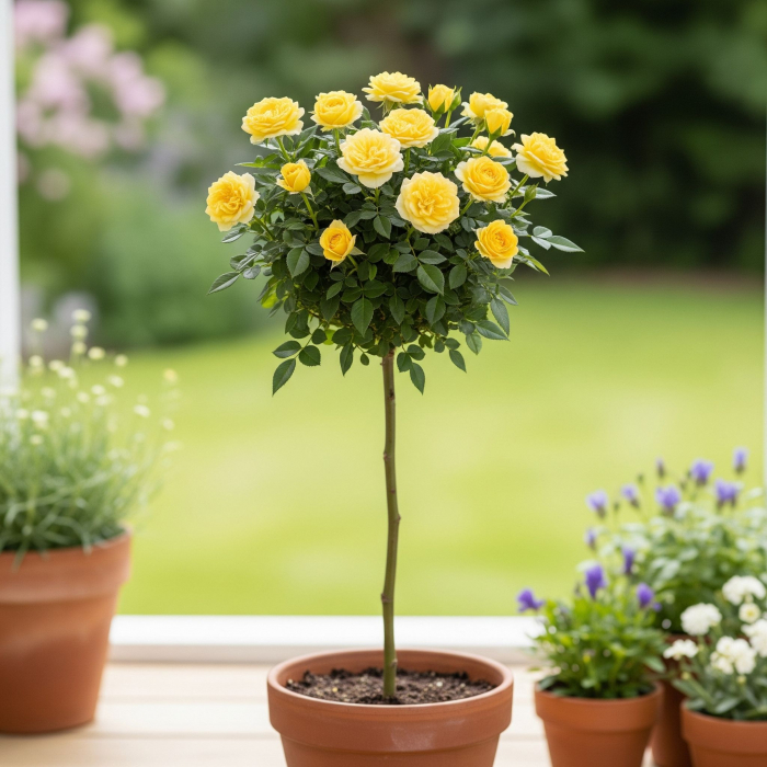 Trandafir Galben - Picior (50cm+) [2]