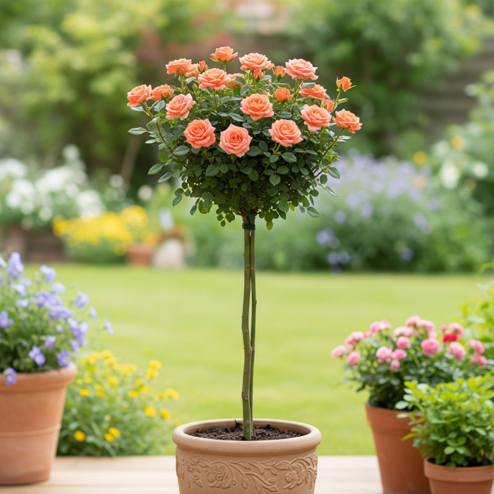 Trandafir Somon - Picior (50cm+) [2]