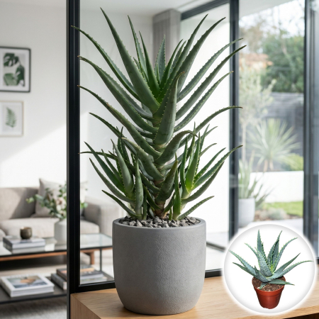 Aloe Vera - aloe-arborescens-planta-suculenta-copac-pepiniera-sibiu