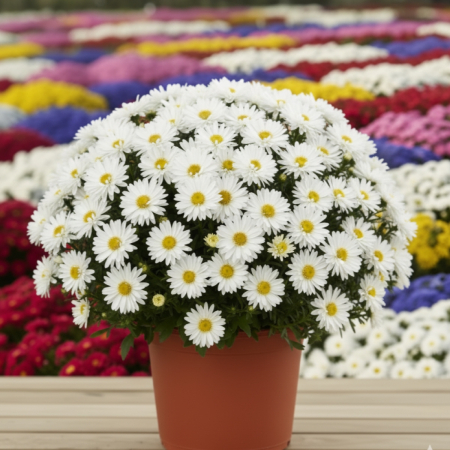 Flori Gradina si Balcon - Aster - Alb - XL
