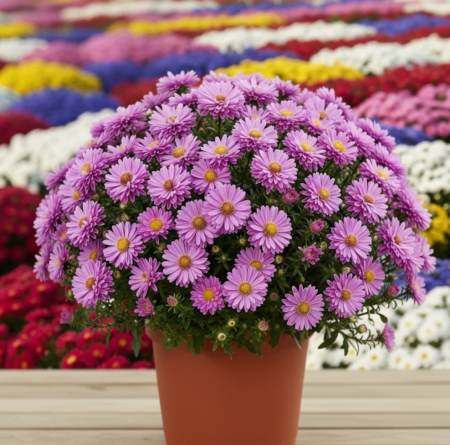 Flori Gradina si Balcon - Aster - Roz - XL