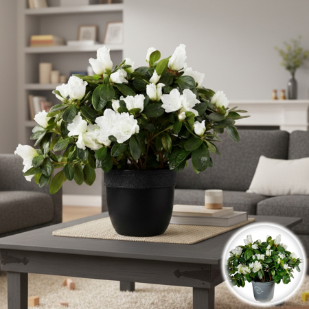 Plante Interior - Azalee - Alba - 25cm+
