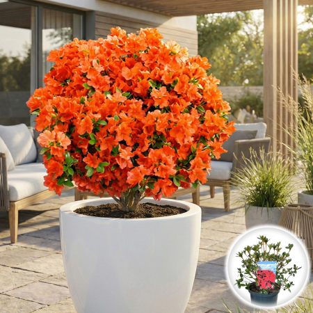 Rhododendron - azalee-japonica-geisha-orange-rhododendron-portocaliu-pepiniera-sibiu